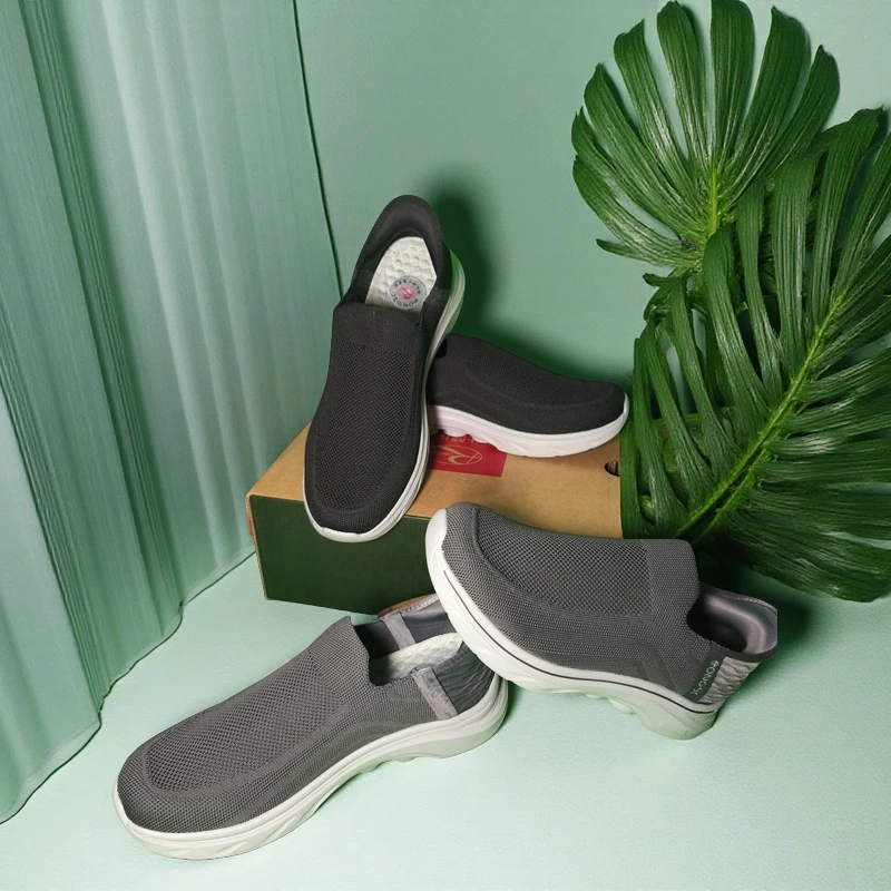 荣仕透气轻质夏季四季通用镂空网面鞋运动鞋时尚防滑轻便舒适男鞋