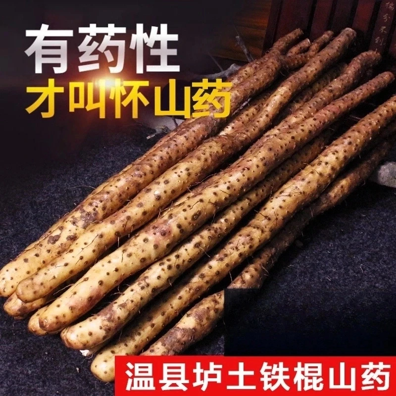 （官方授权）正宗河南焦作温县垆土铁怀山药新鲜特产五斤
