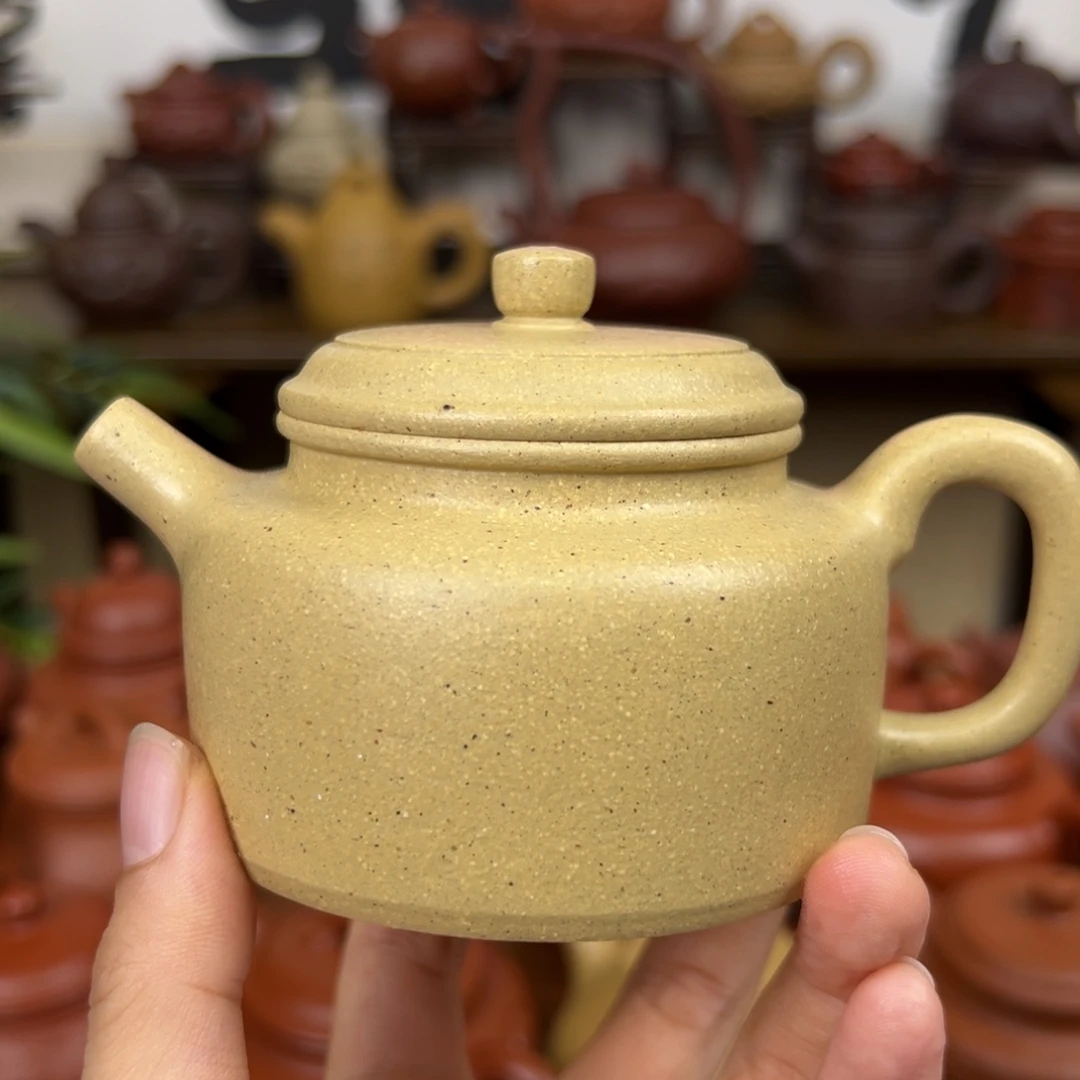 阿***啦茶壶紫砂紫砂壶德钟壶本绿全150cc