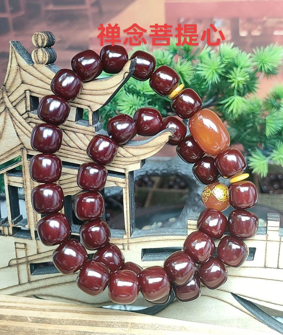 【十二生肖守护】菩提根手串12x13mm手持双圈菩提子