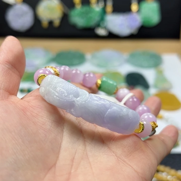 未镶嵌手链翡翠手牌