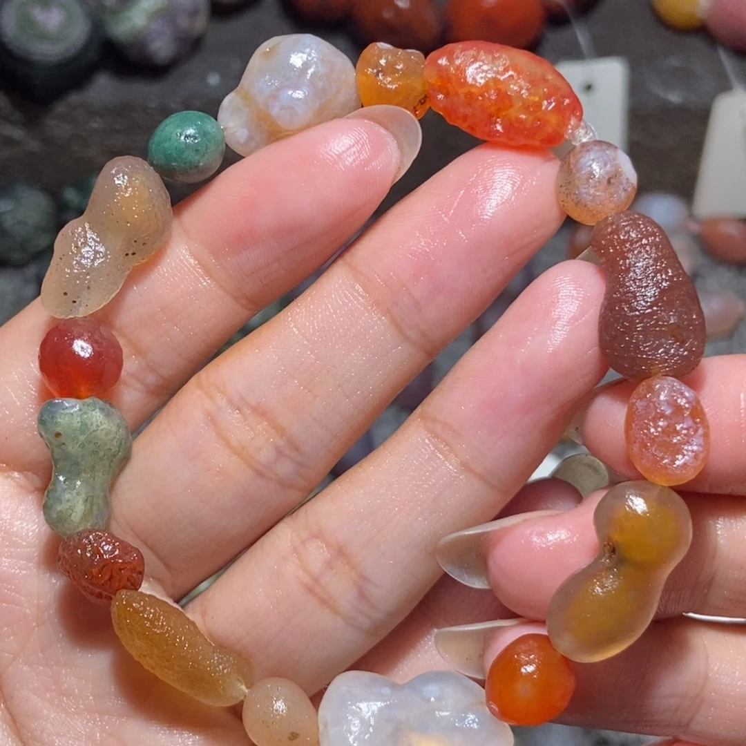 未镶嵌玛瑙/玉髓珠宝半成品