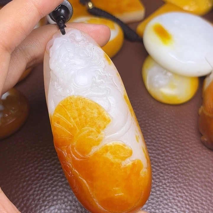 和田玉颈饰未镶嵌用****6