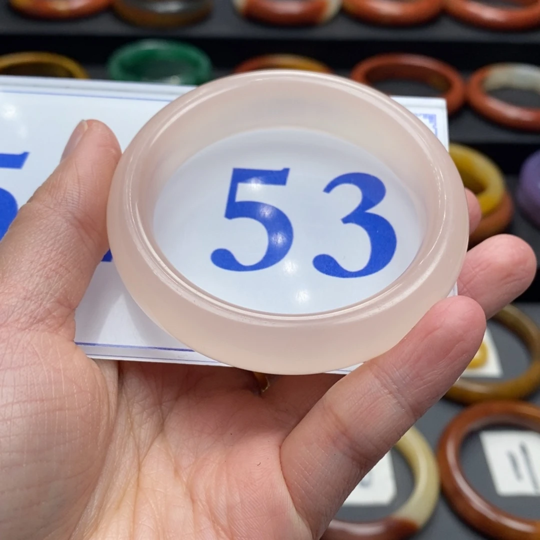 石英质玉（黄龙玉）手镯未镶嵌外**泊