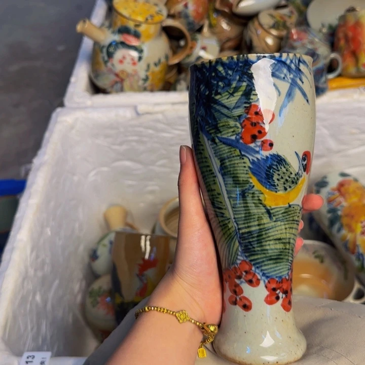 瓷片景德镇陶瓷手工手绘