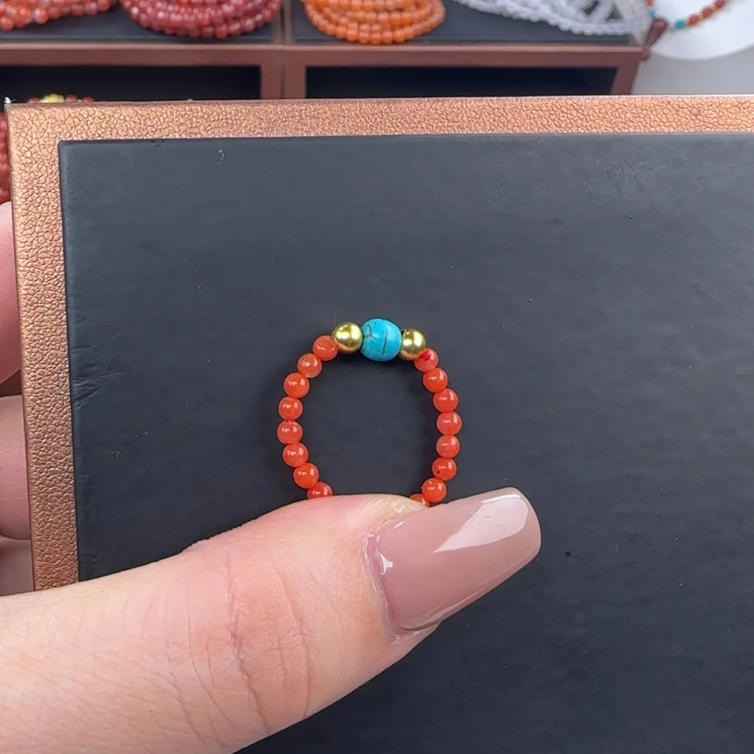 南红玛瑙未镶嵌手链