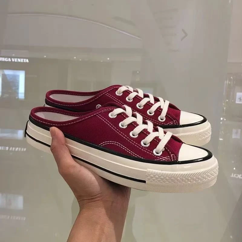 《晨妈》休闲时尚女鞋帆布鞋599号