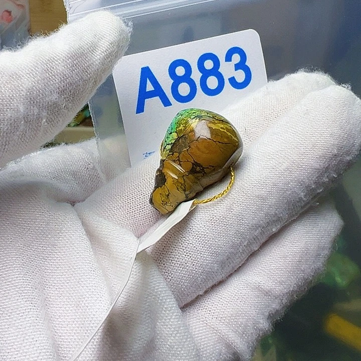 尧***乐未镶嵌绿松石珠宝奇石