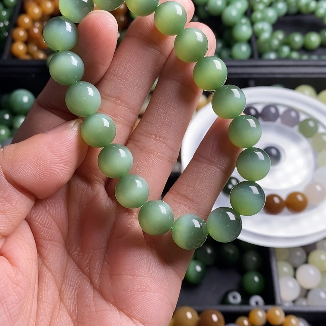 和田玉（碧玉）未镶嵌珠宝半成品
