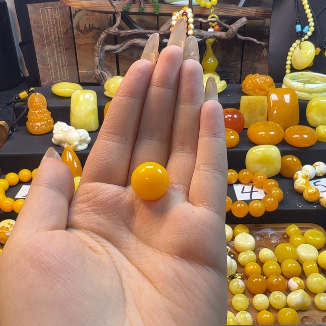 吗****鸡油黄满蜜色卡16单珠一个