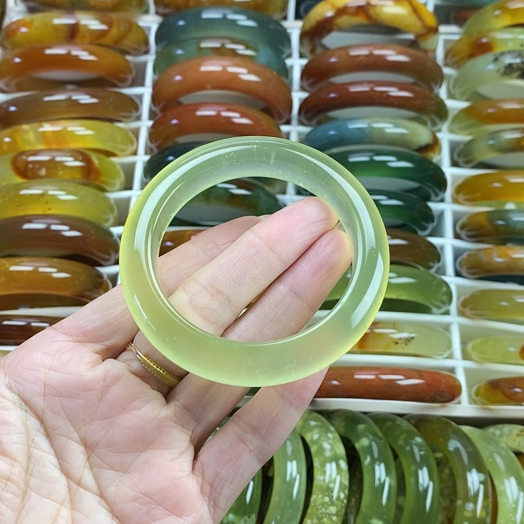 未镶嵌蛇纹石玉手镯54