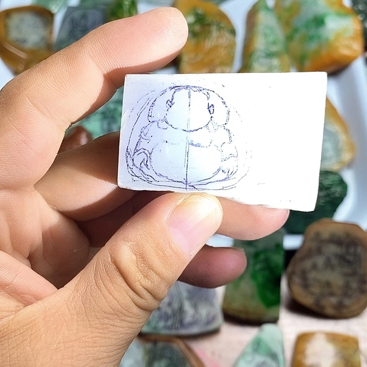 未镶嵌定制翡翠天然翡翠包工