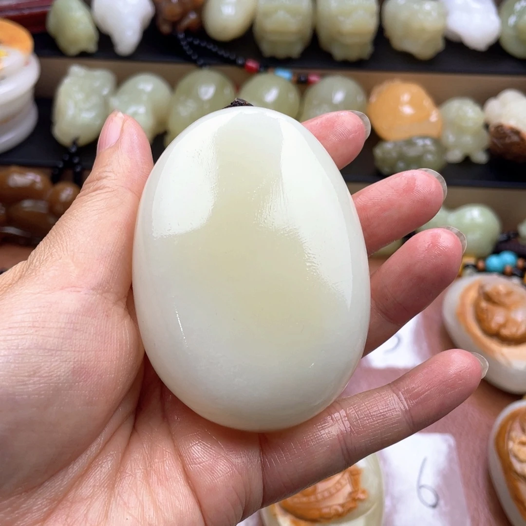 p***9石材天然古青石手把件