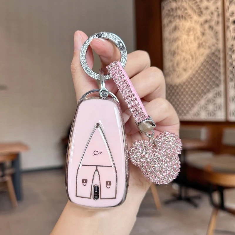 【长安】高档金边TPU软胶标准钥匙包逸动CS75plus欧尚CS85新奔奔