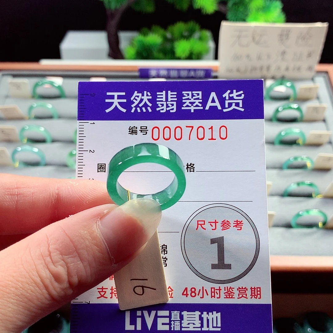翡翠戒指未镶嵌16号