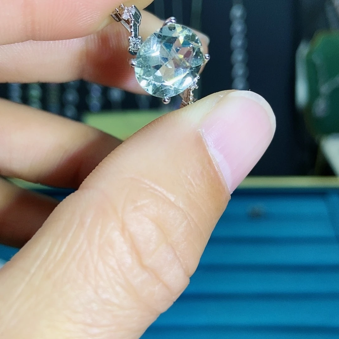 【闪购商品】紫晶珠宝半成品银S925镶嵌