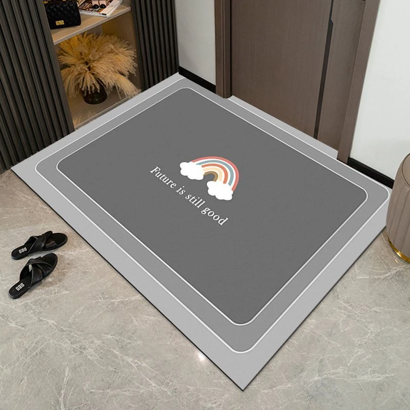 【80*140cm】玄关硅藻泥地垫进户门卫生间门口家用脚垫吸水速干耐脏