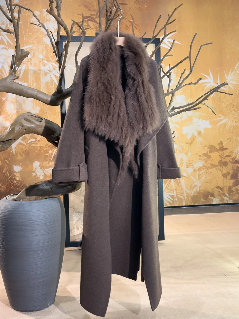 GP【东篱映雪】新中式国风时尚高品质风衣高端气质大衣