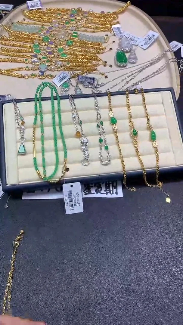 【小鱼严选彩虹盘】翡翠-18K金-多样性发其一-AL14|CXQ21