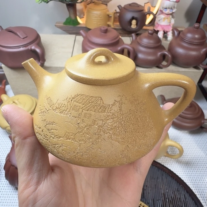 原矿黄金段泥石瓢150cc