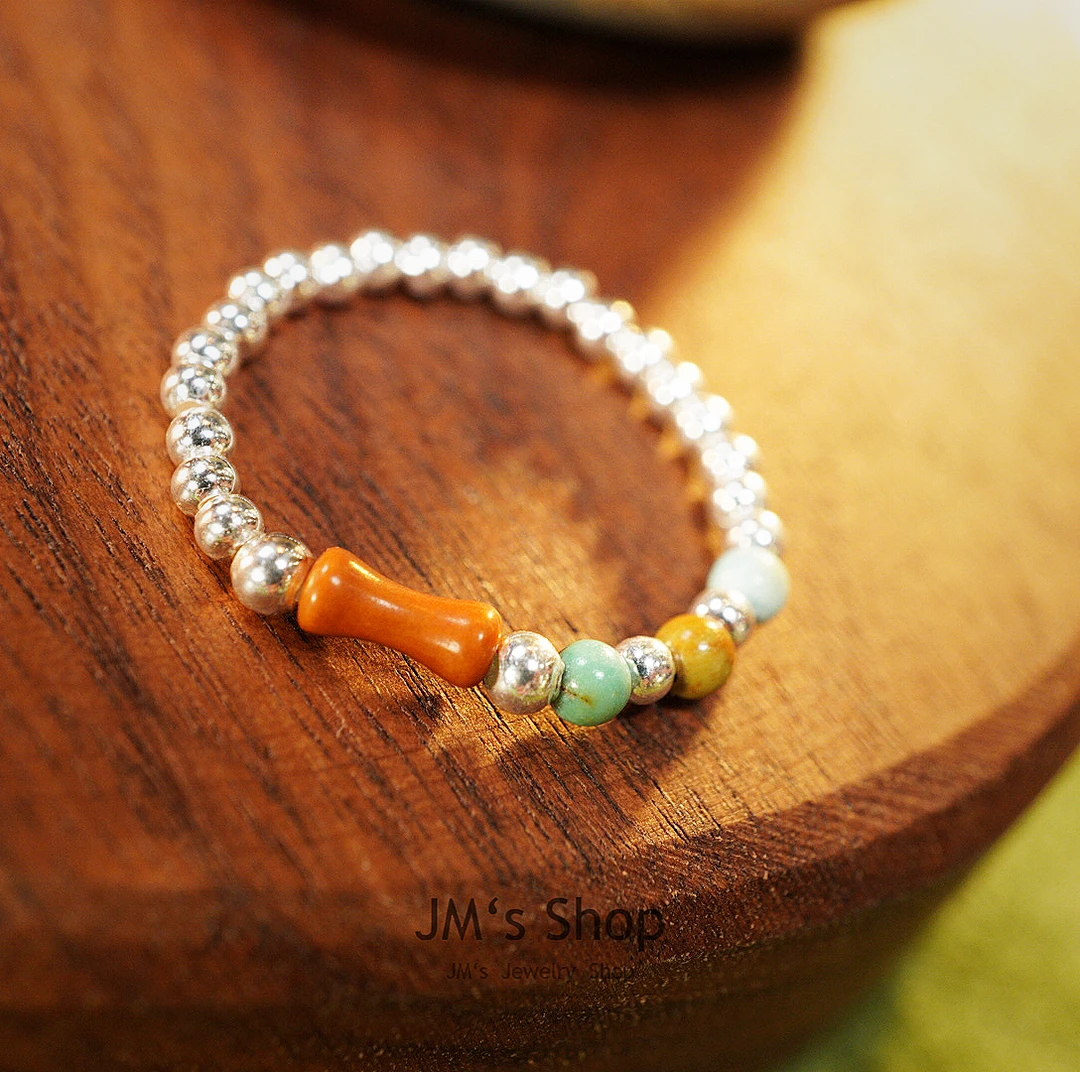 925银戒指 【街末】原创设计手工定制手作小众设计感圆珠简约戒指