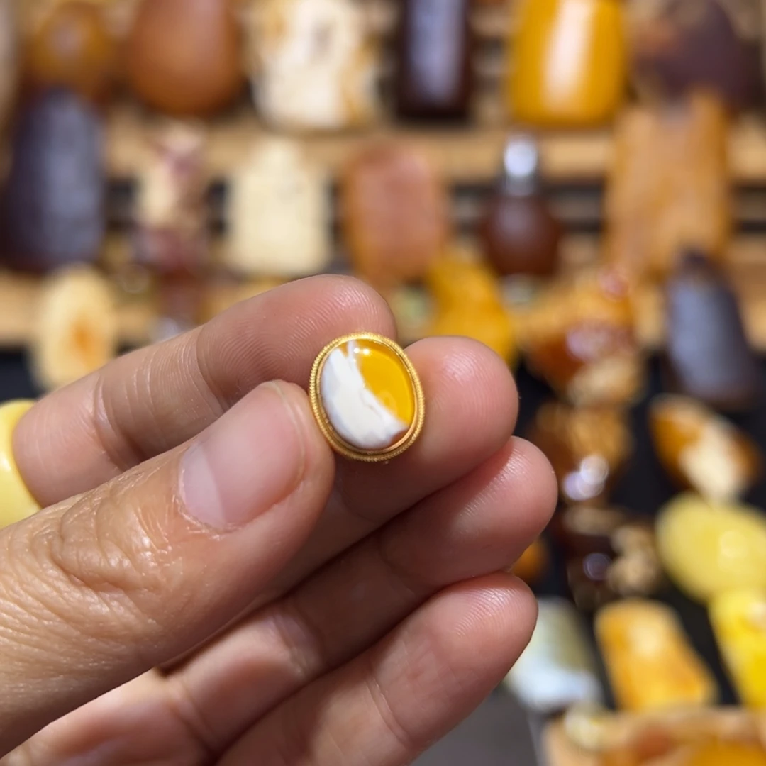 定制琥珀未镶嵌琥珀蜜蜡