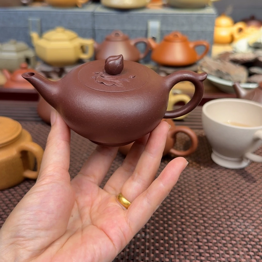 茶壶底槽青130毫升左右