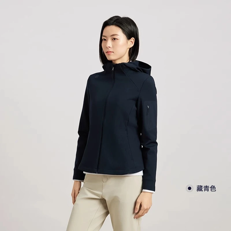 RAPIDO2025年秋季加厚款女士O系列户外运动连帽夹克外套CP5Z39O37