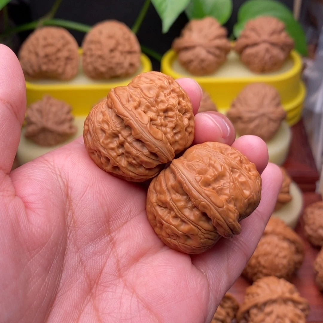 把件文玩核桃迃*35“精品”元宝“漏”