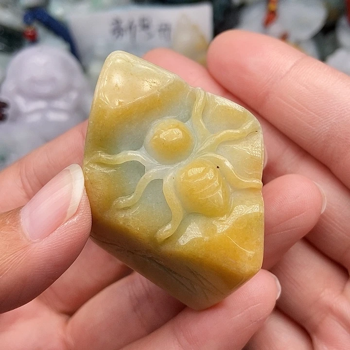 未镶嵌挂件翡翠翡翠