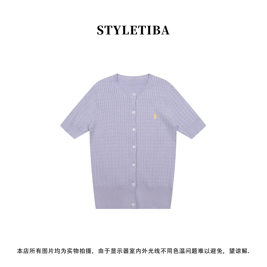 【陈元一】开衫短袖针织