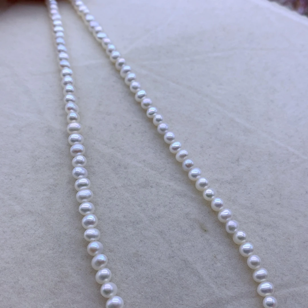 合金淡水珍珠项链
