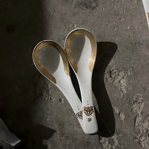 其他瓷勺两个陶瓷
