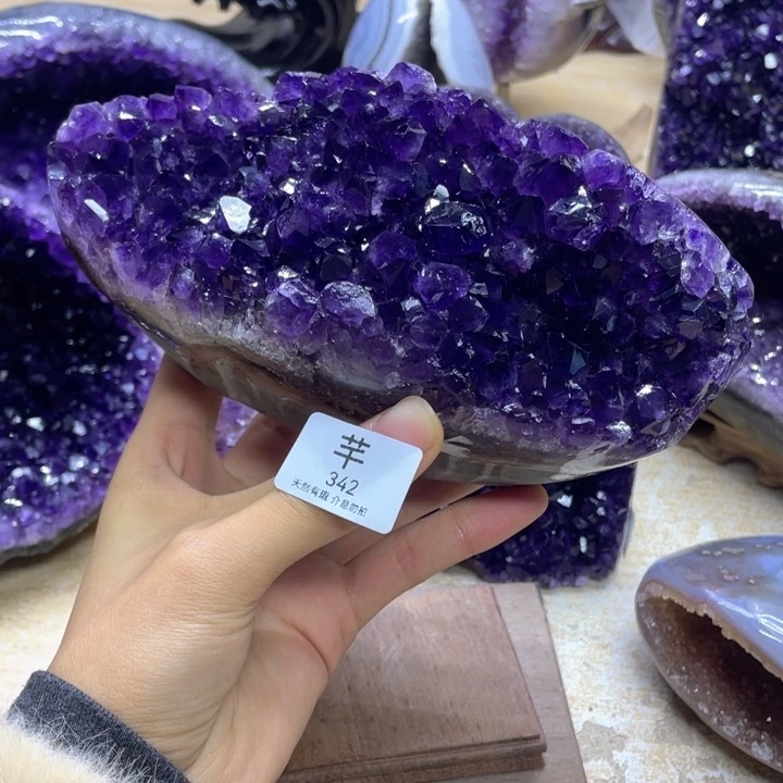 未镶嵌珠宝半成品紫晶
