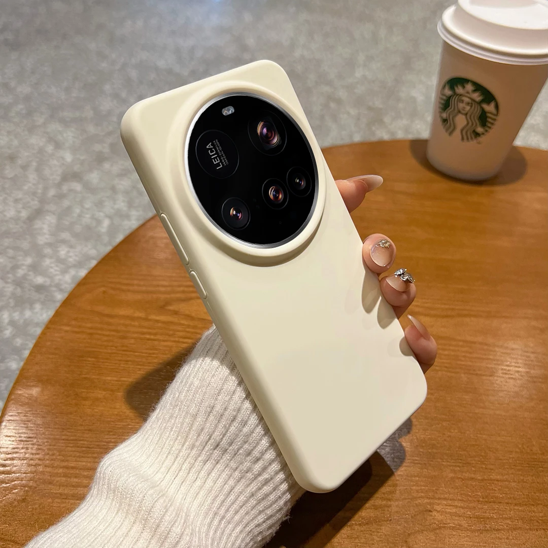 亲肤全包适用小米15ultra手机壳液态硅胶xiaomi14pro纯色高级感13