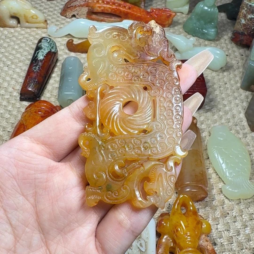 吊坠白玉菩提挂件