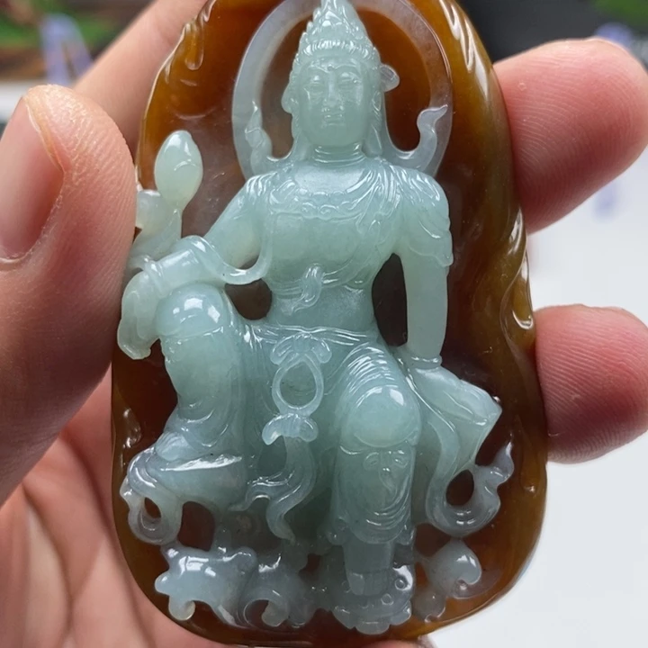 定制翡翠未镶嵌观音