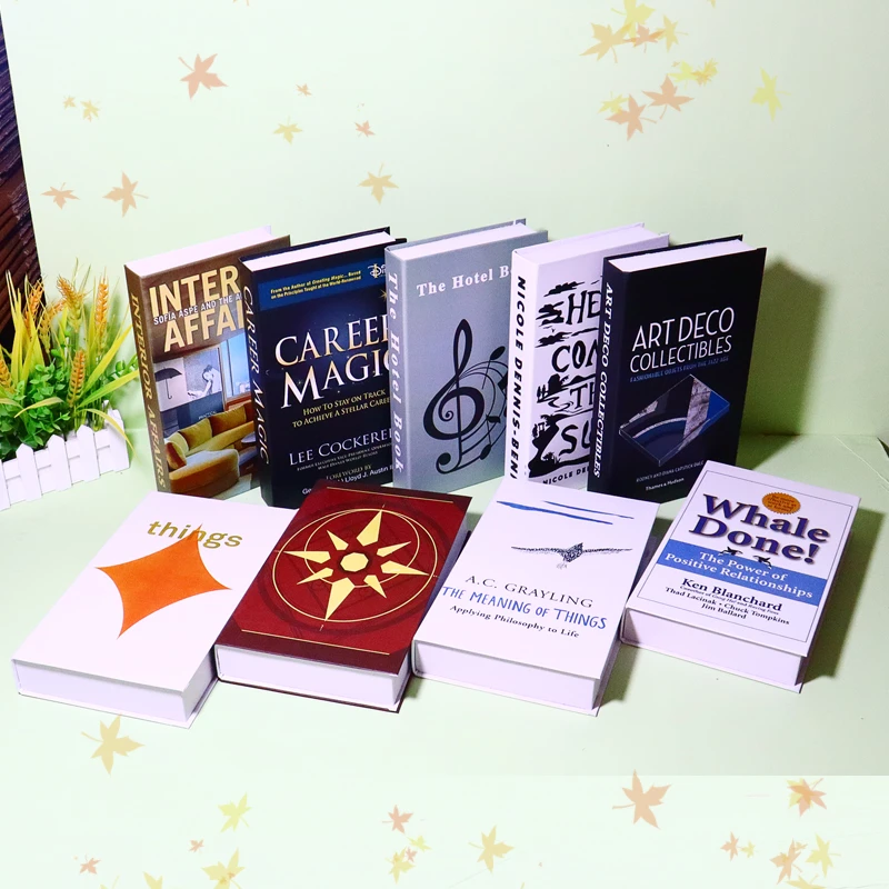 北欧轻奢仿真书假书客厅电视柜样板间摆件书柜拍摄道具书本装饰品