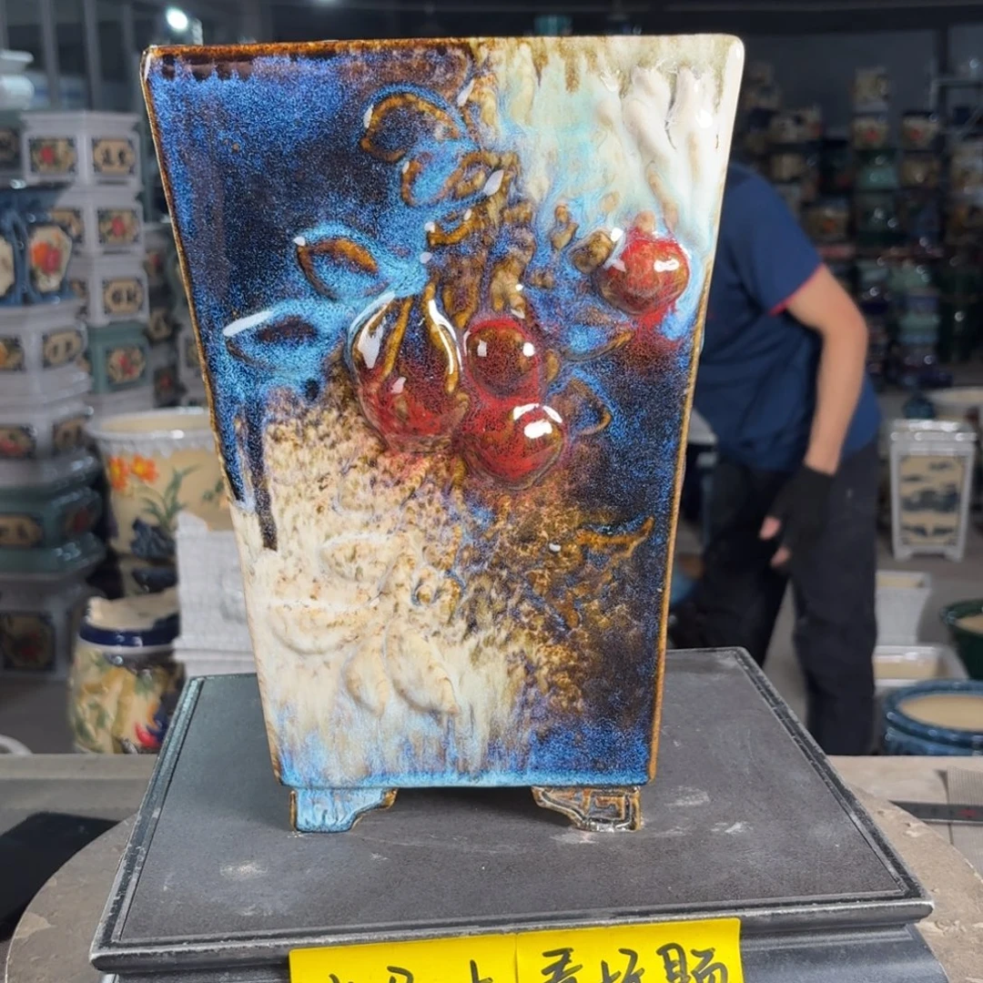 一风堂石湾花盆 内16*27