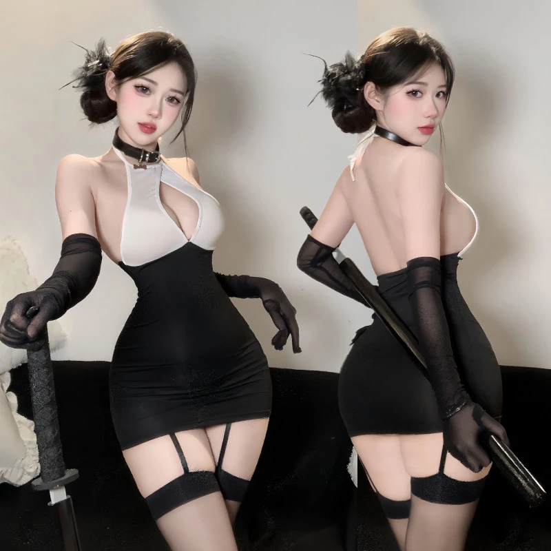 知性小秘丨秘书职业装辣妹制服套装约会情侣战袍性感镂空