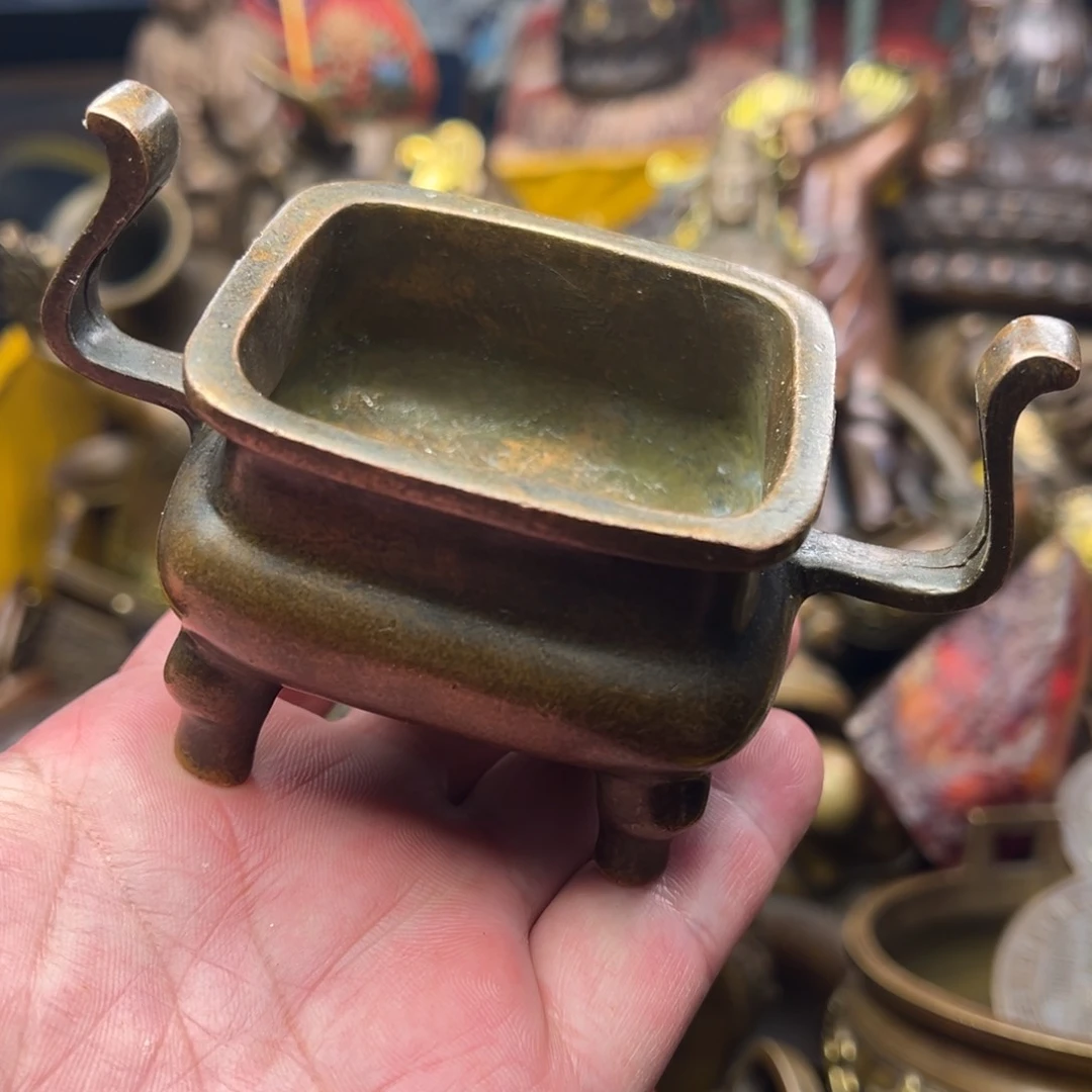 茶壶香炉铜器摆件