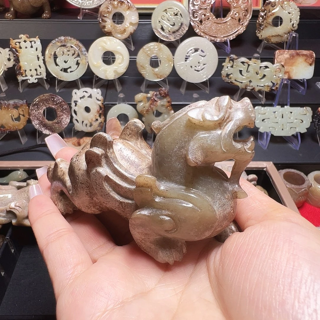 奋***蚁和田玉未镶嵌车挂