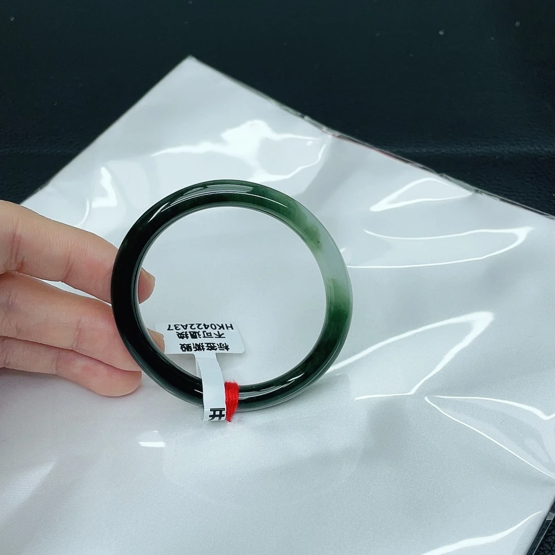 翡翠手镯未镶嵌贵妃53.8