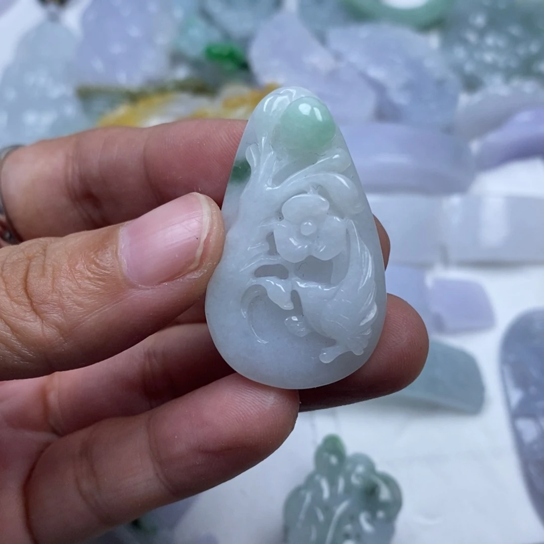 颈饰未镶嵌翡翠翡翠