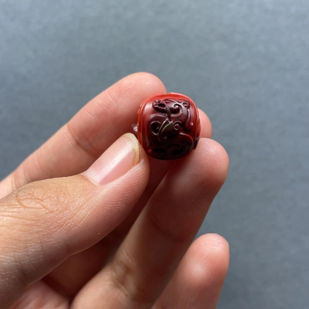 南红玛瑙未镶嵌配饰13.9mm