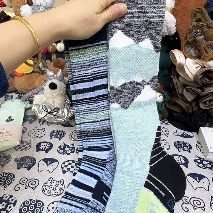 棉st福利美丽奴小腿袜子2双m码