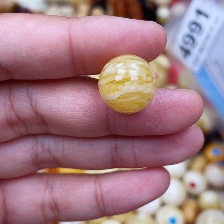 蜜蜡未镶嵌珠宝奇石14.8虎皮