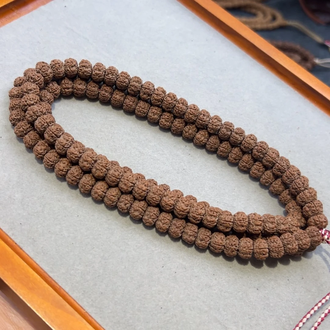 ༺***༻金刚菩提吊坠108老树平细9