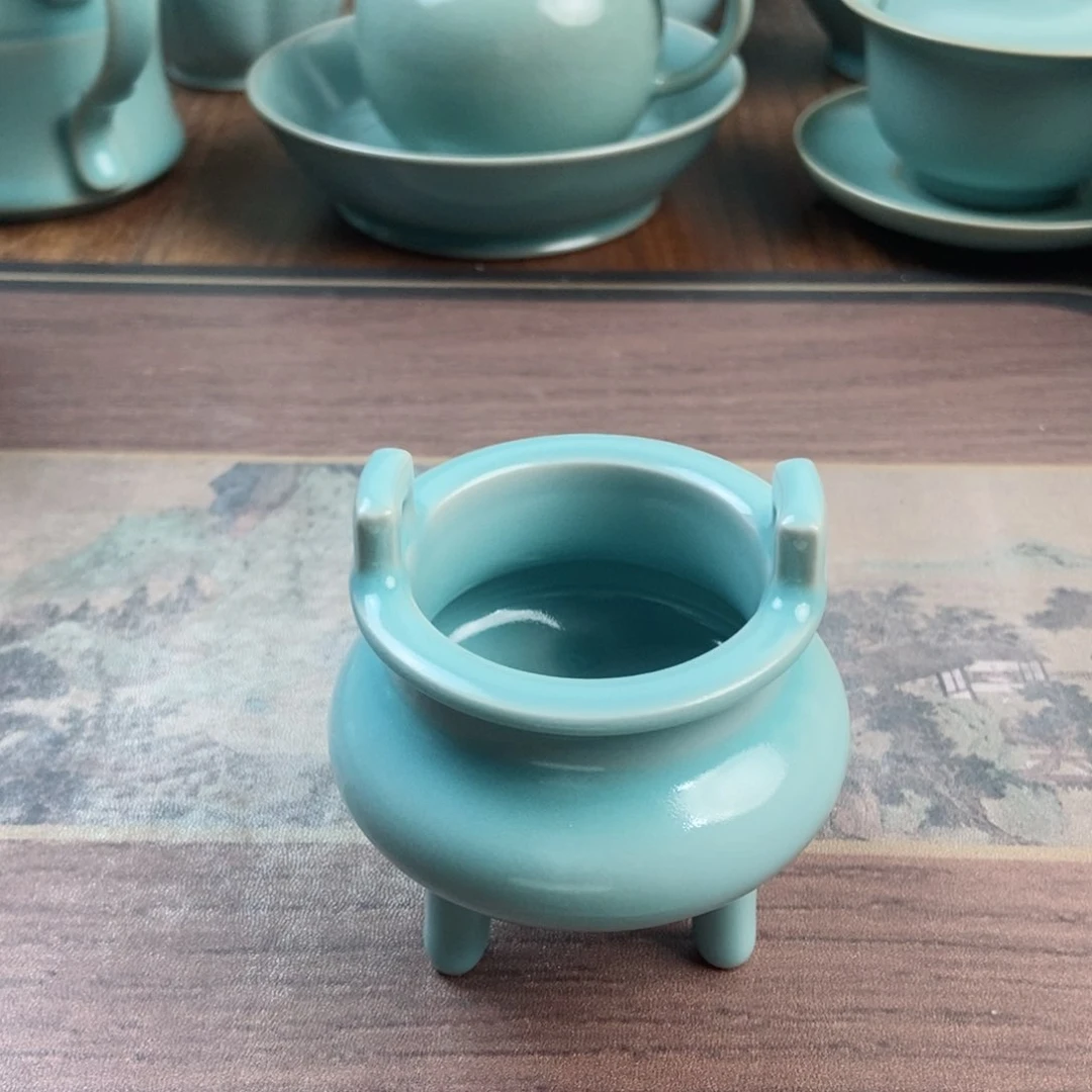 摆件瓷原产地原矿汝瓷～茶器