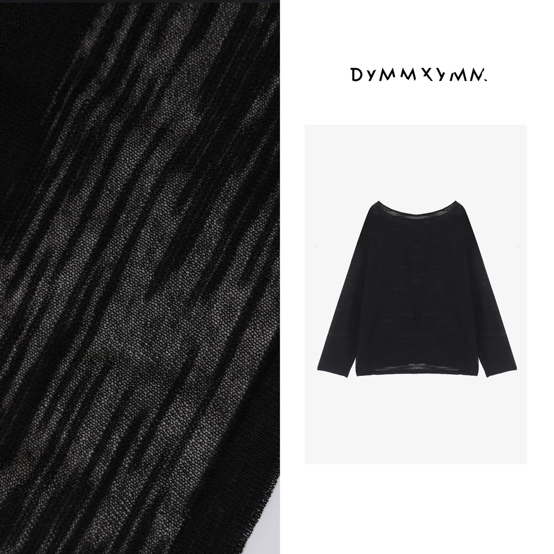 【DYMMXYMM】-春夏极简风时尚百搭肌理荡领光影感罩衫-5SSK9521